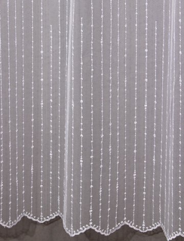 Vyšívaná záclona SILVER RAIN 250cm