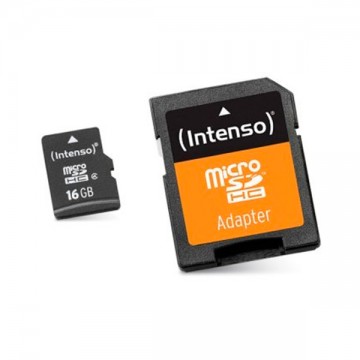 Paměťová karta Micro SD s adaptérem INTENSO 3413470 16 GB Třída 10