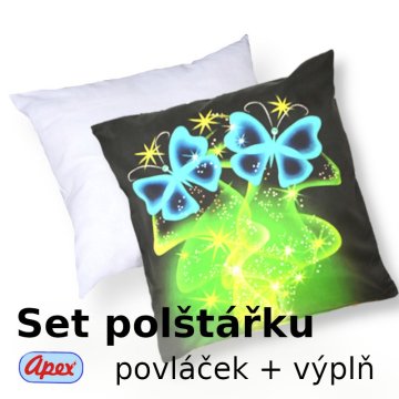 3D povláček na polštářek Apex - Scifi - set Polštářek s výplní + Povláček