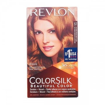 Barva bez amoniaku Colorsilk Revlon Velmi světlá zlatavá kaštanová